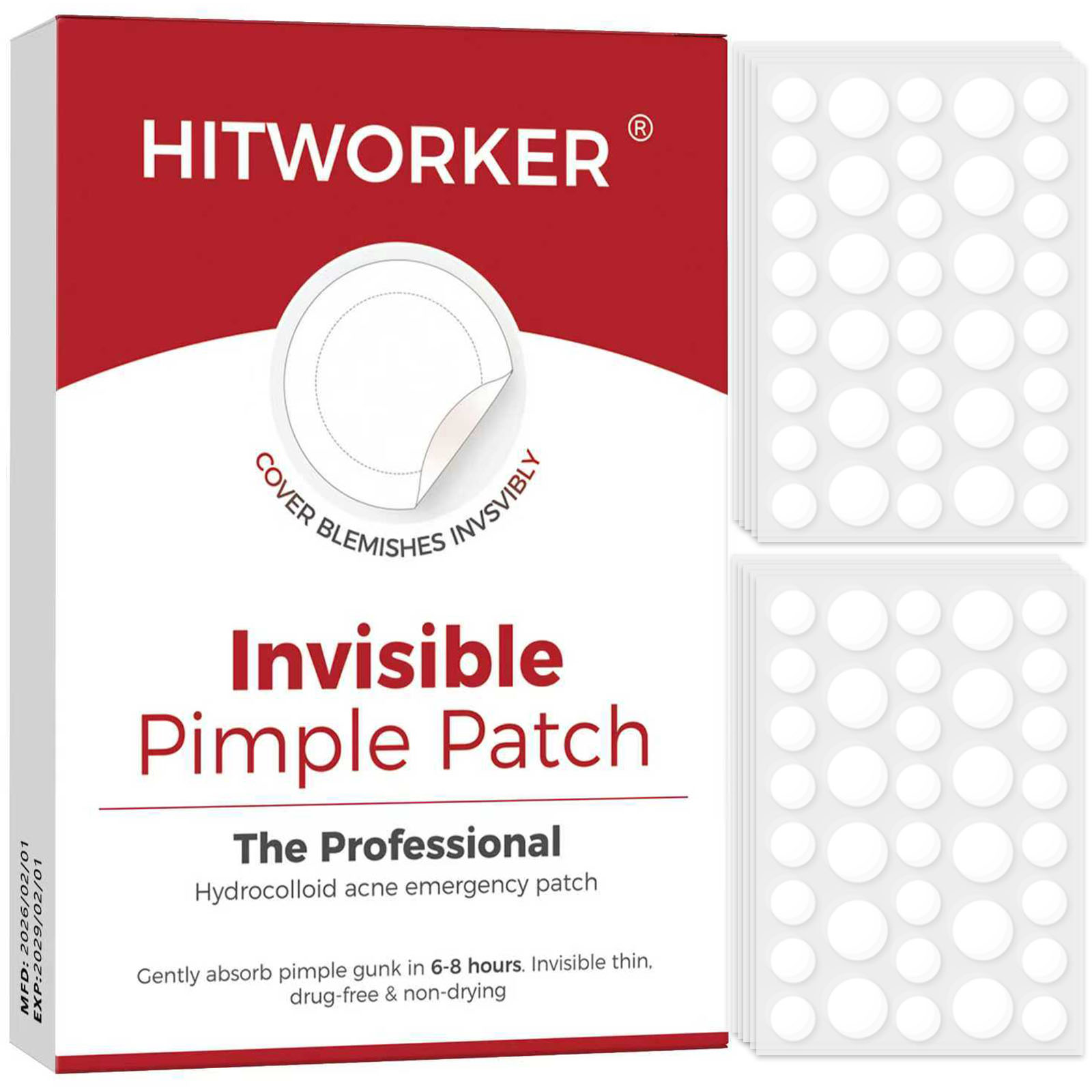 Hydrocolloid Pimple Patch - 36/360 Parches Hidrocoloides para el Acné