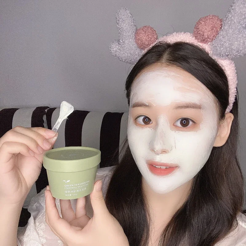 Green Tea Cleansing Clay Mask - Mascarilla de arcilla de té verde,
