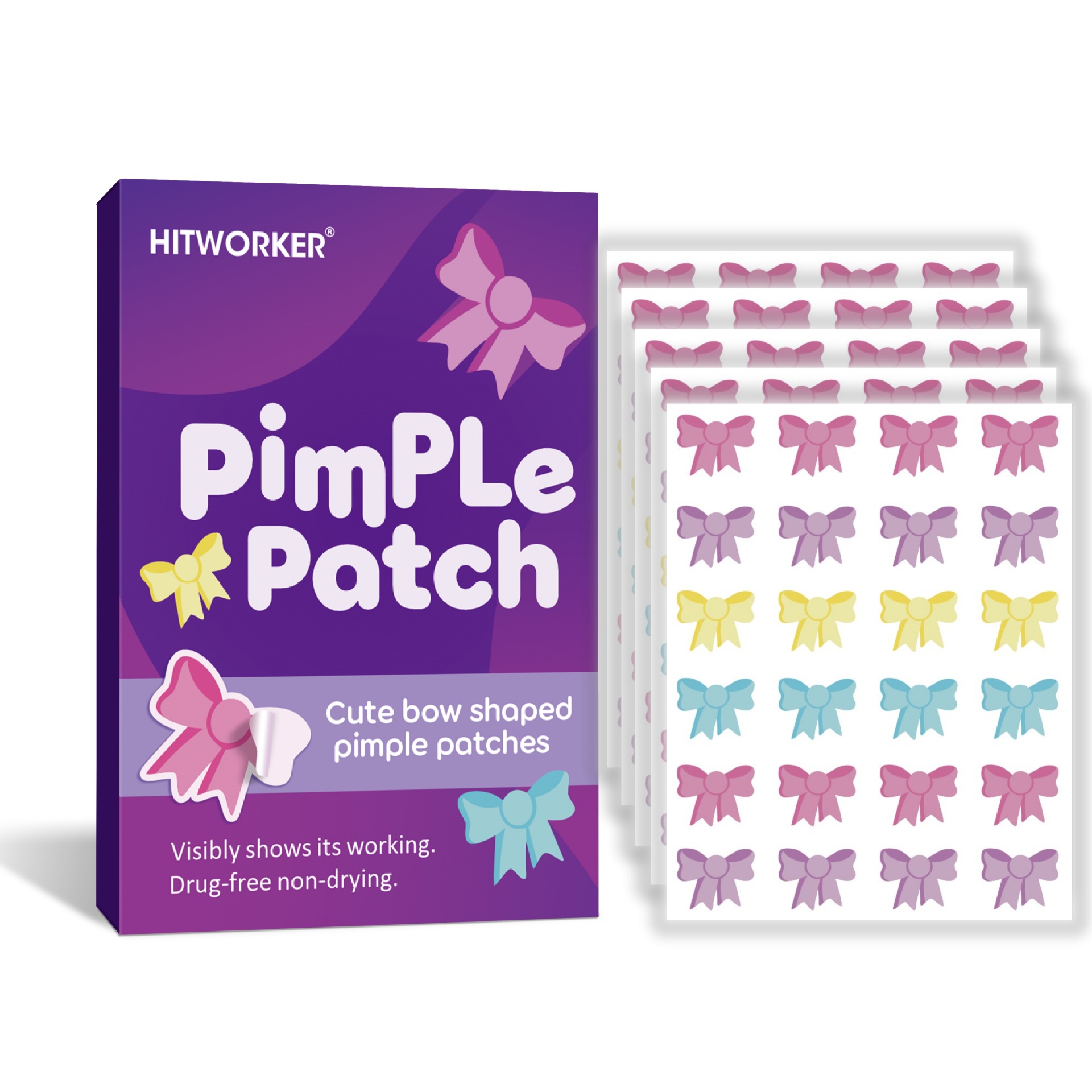 Hydrocolloid Pimple Patch - 120 Parches para el Acné en