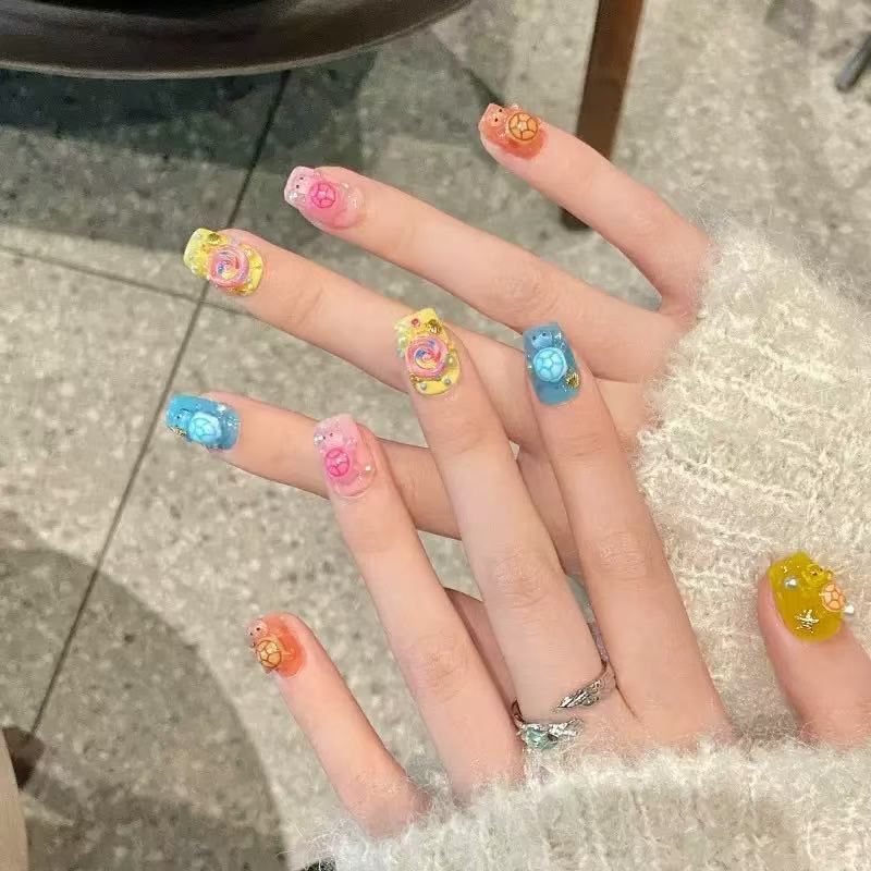 Nail Art - 100 Mini Dijes de Resina de