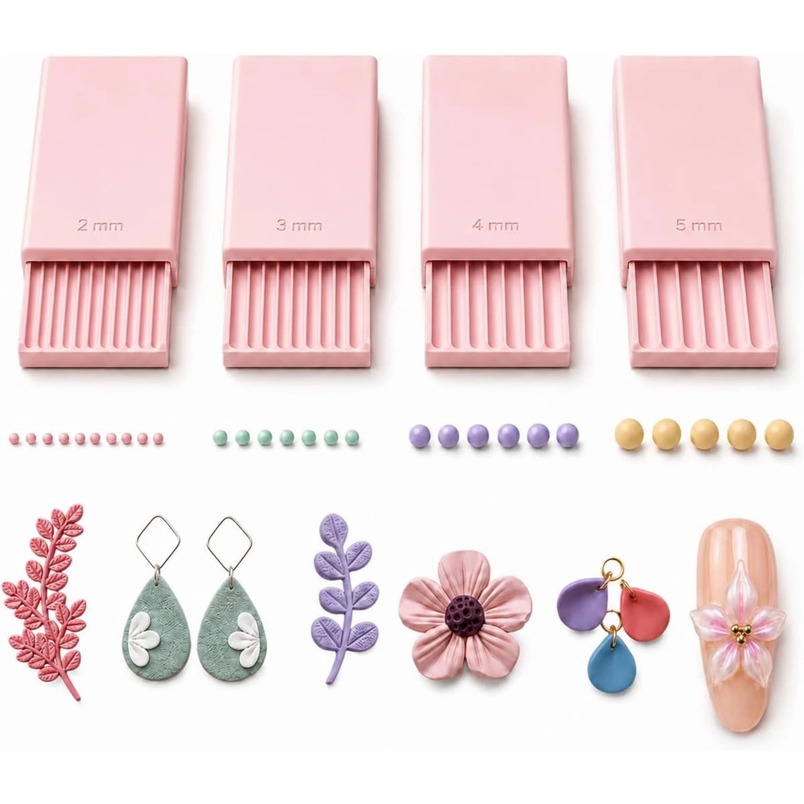 Nail Art - Juego de 4 Herramientas para Hacer