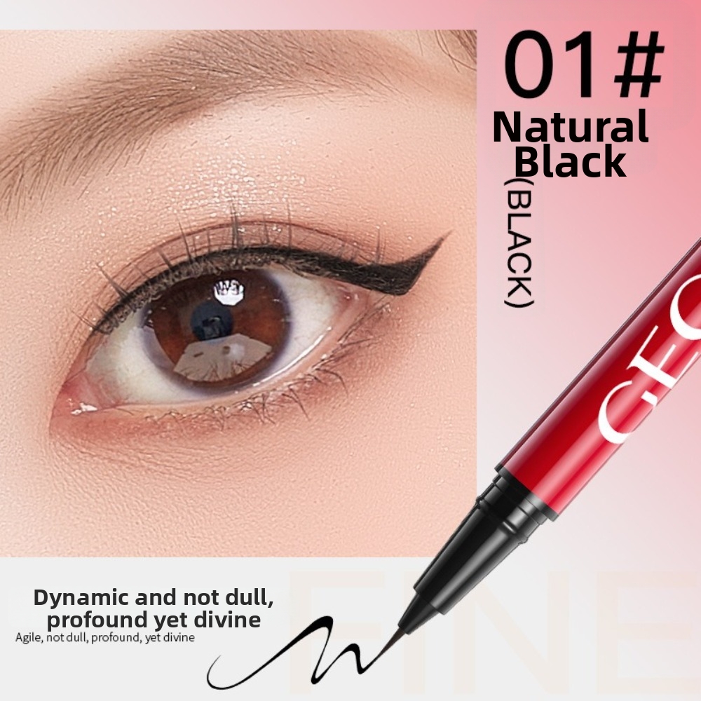 Waterproof Liquid Eyeliner Pen - Delineador de Ojos Líquido Súper Delgado