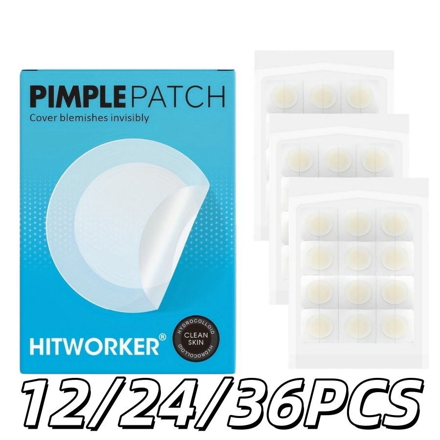 Skincare - 12/24/36PCS Parche de hidrogel antiacné con