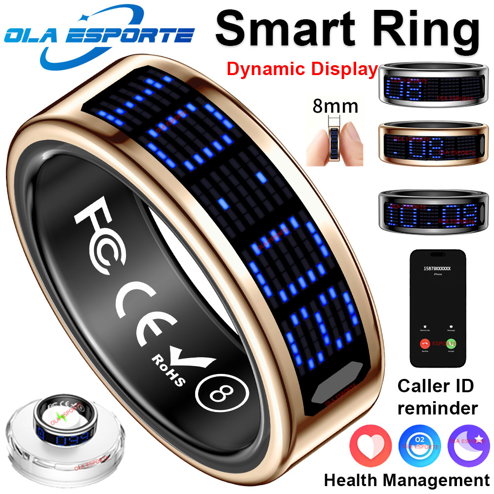 Health Monitors - Nuevo Anillo inteligente ligero ultrafino pantalla