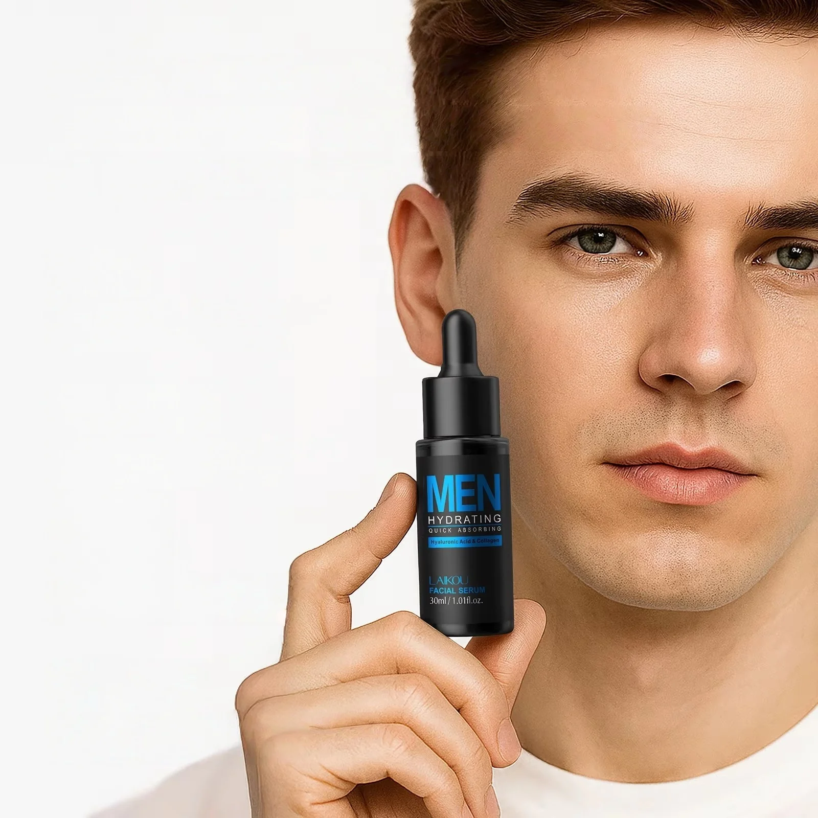 Hyaluronic Acid Facial Serum - Suero Facial hidratante para hombre, 30ml,