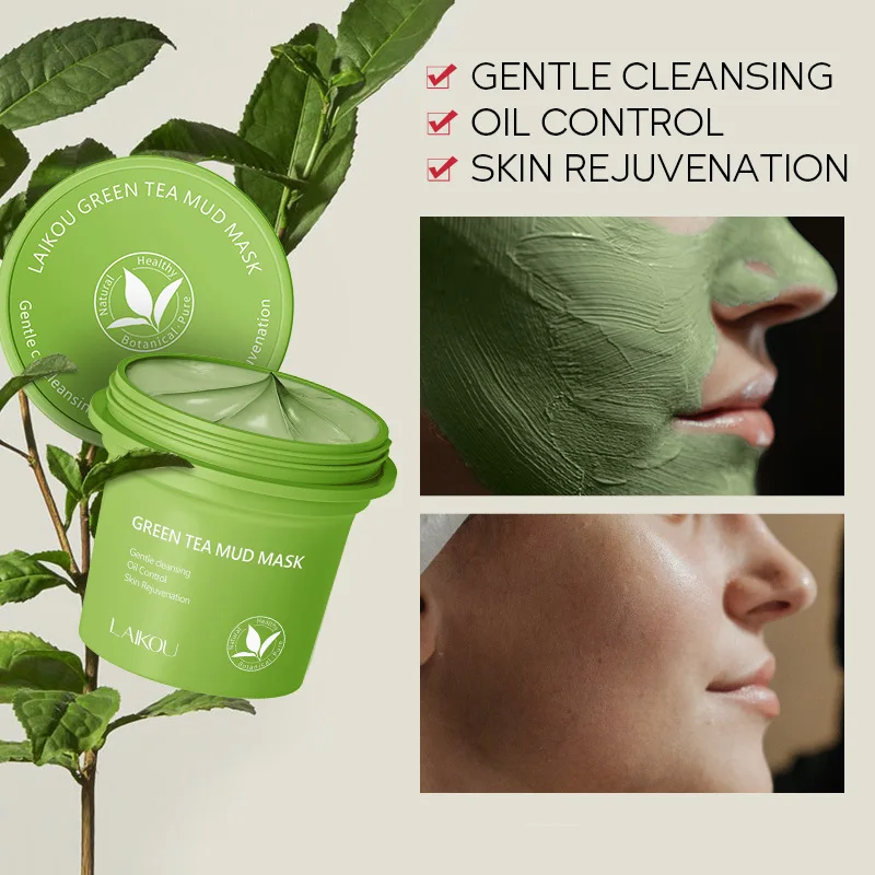 Green Tea Cleansing Clay Mask - Mascarilla de arcilla de té verde,