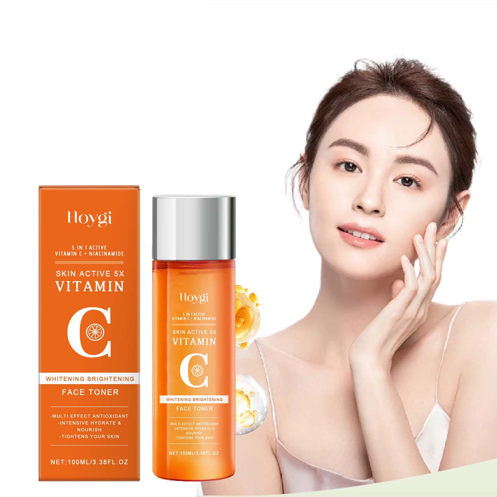 Niacinamide Pore Shrinking Essence - Tónico hidratante con vitamina C, hidratante,