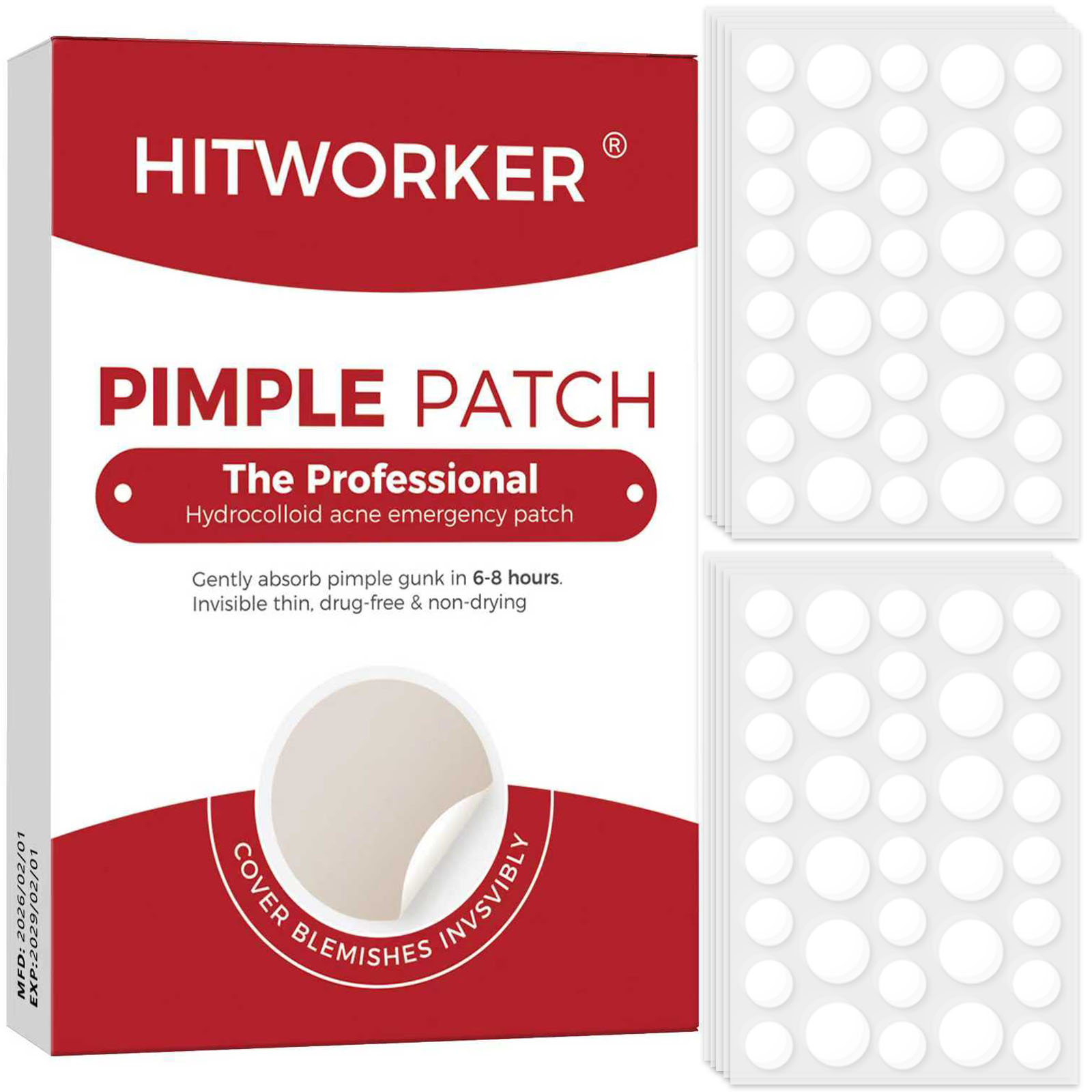 Skincare - Parche Hidrocoloide Invisible e Impermeable para