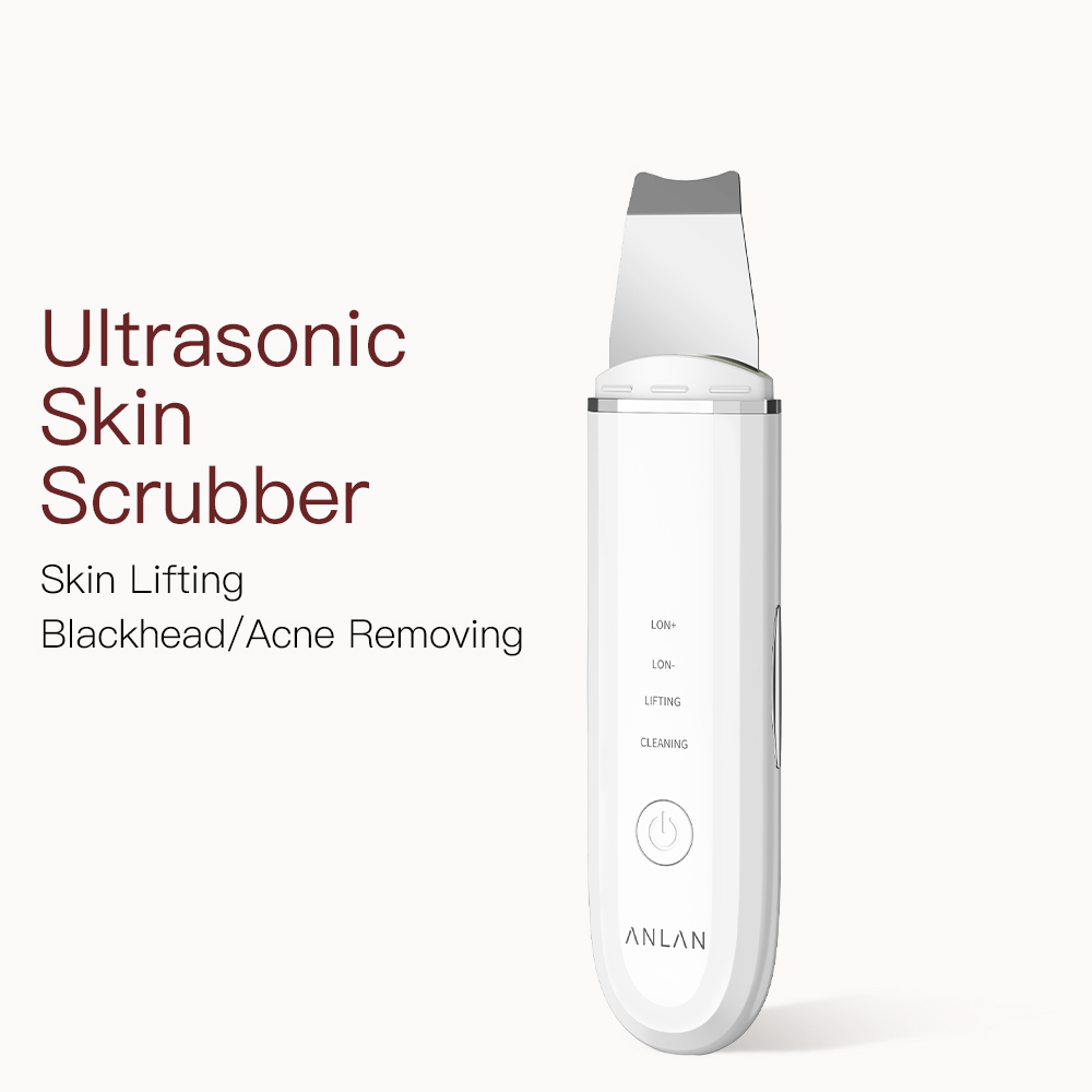 Led Light Therapy Face Mask - ANLAN Peeling Ultrasónico Facial Skin Scrubber