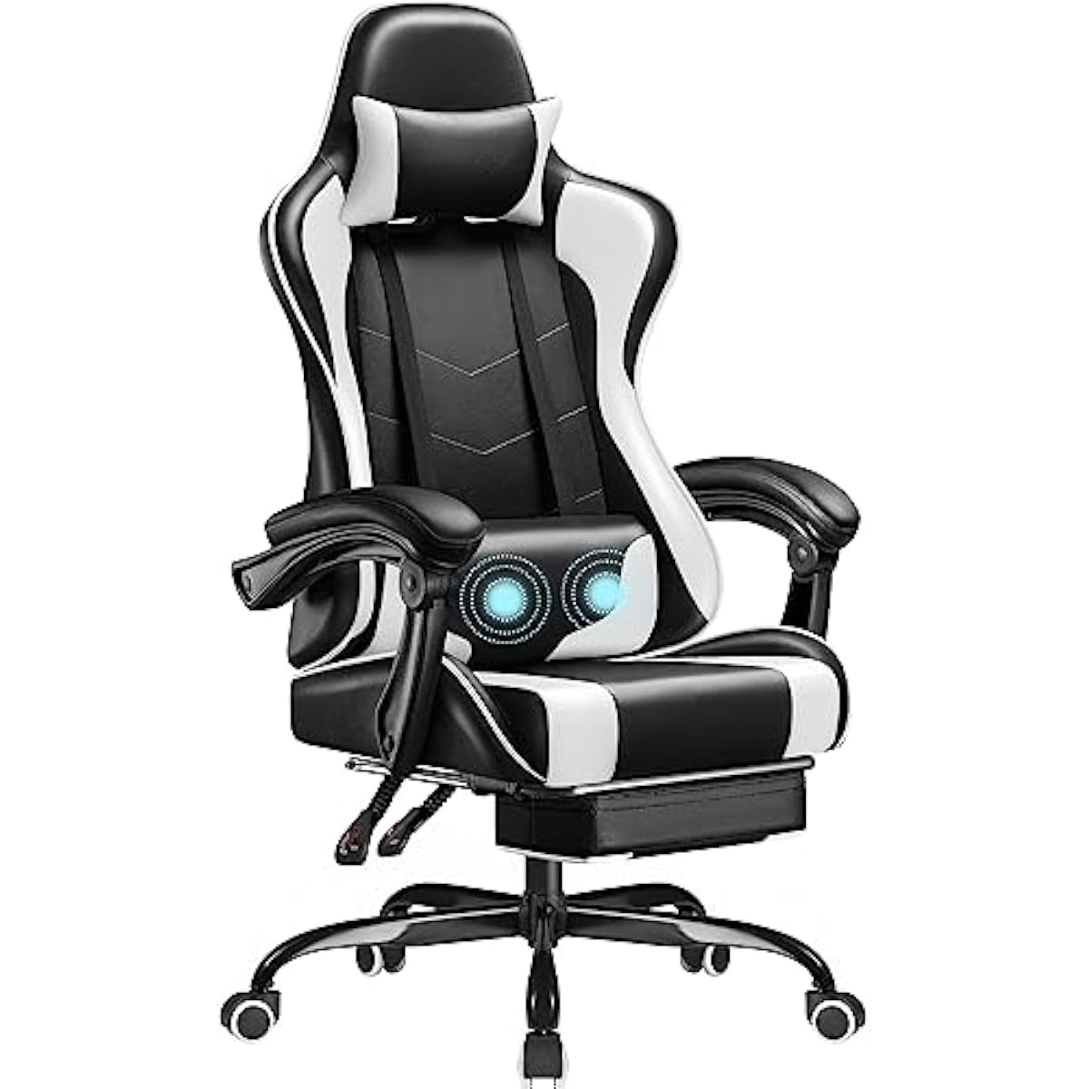Massage - Silla Gaming con Altura Ajustable, Asiento
