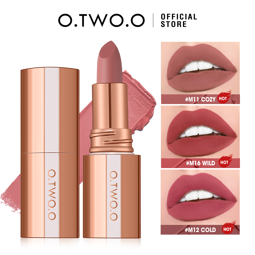 Matte Velvet Lip Tint Long Lasting - O.TWO.O-lápiz labial mate de larga duración,