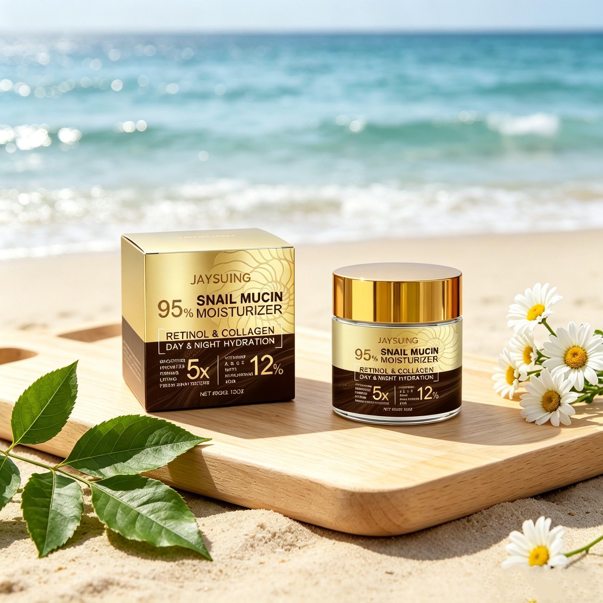 Retinol Anti Wrinkle Cream - Crema hidratante de mucina de Caracol,
