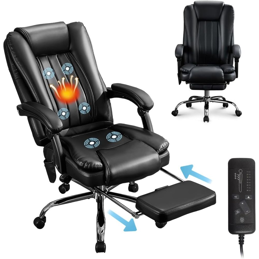 Massage - Silla de Oficina Ergonómica de Lujo
