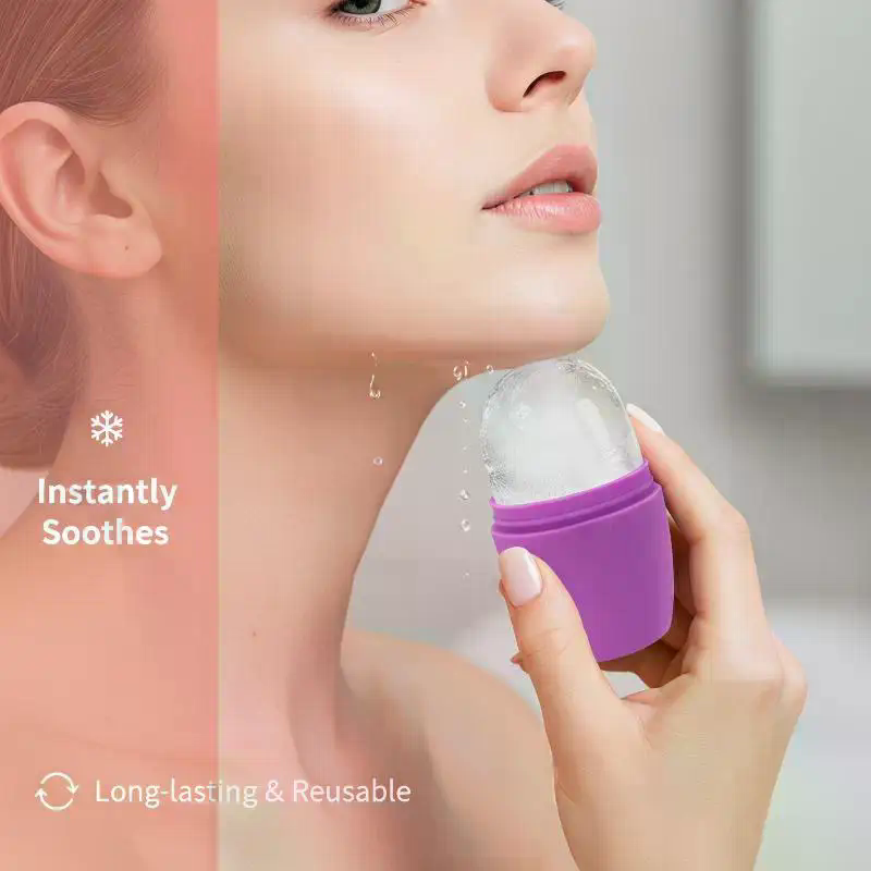 Face Ice Roller Puffiness - Rodillo de Hielo de Silicona para
