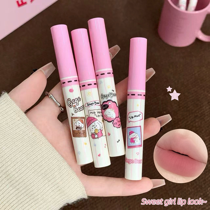 Set de 6 Labiales Líquidos Geg - Matte Velvet Lip Tint Long Lasting reseña y precio