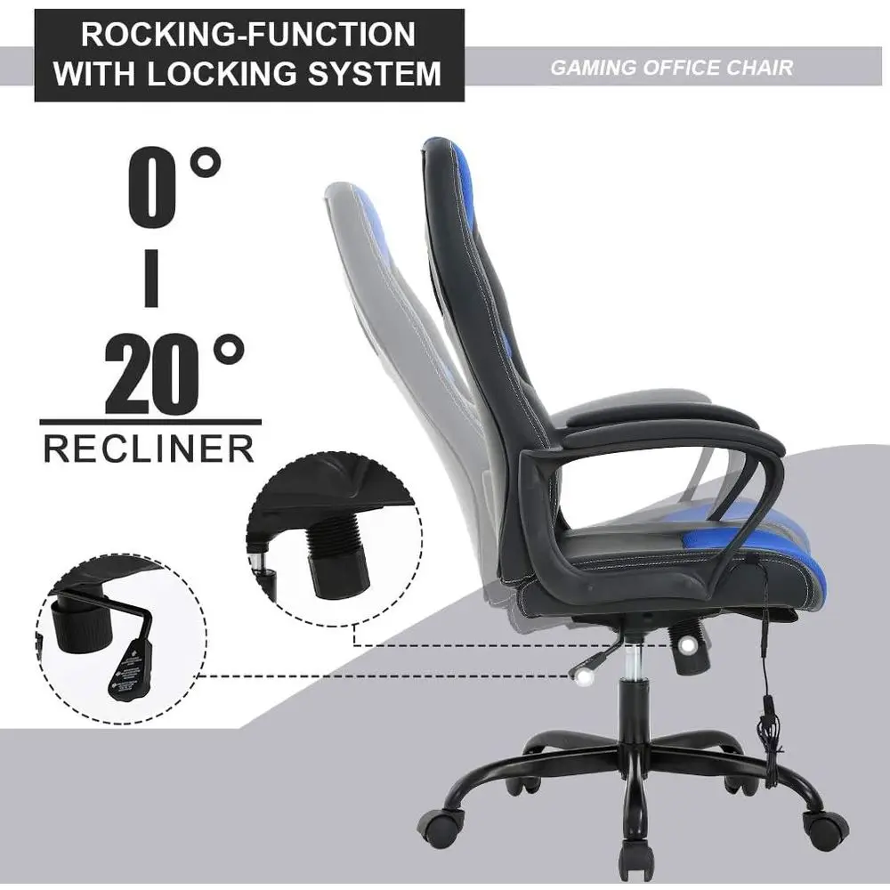 Silla de juego ergonómica de c - Massage reseña y precio