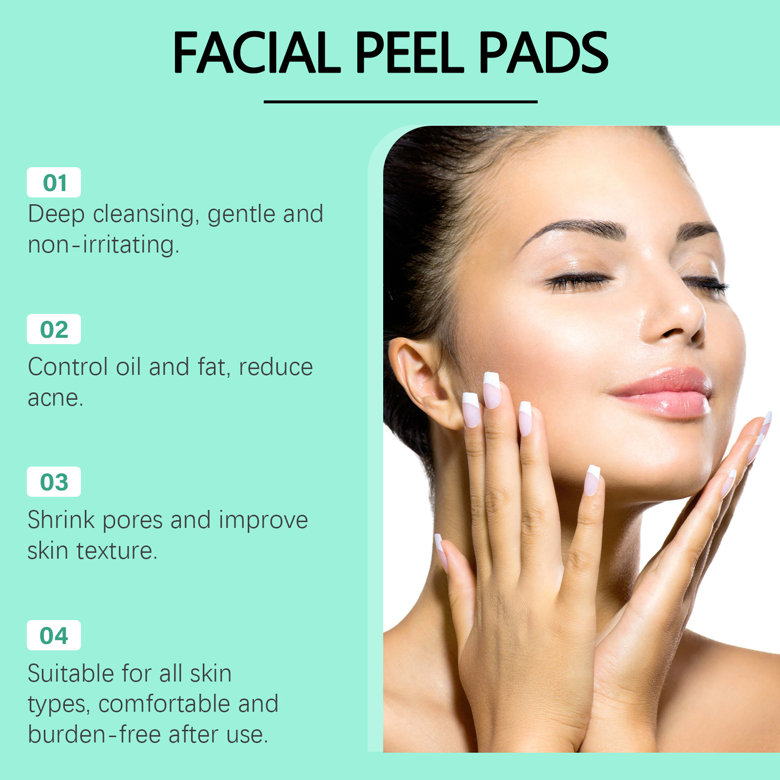Almohadillas de algodón de áci - Salicylic Acid Blackhead Remover reseña y precio