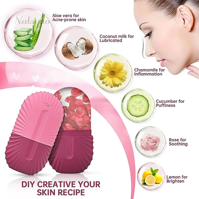 Rodillo facial de hielo, 1 uni - Face Ice Roller Puffiness reseña y precio