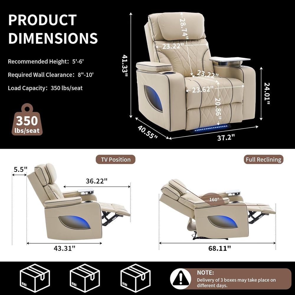 Sillón Reclinable de Lujo con  - Massage reseña y precio