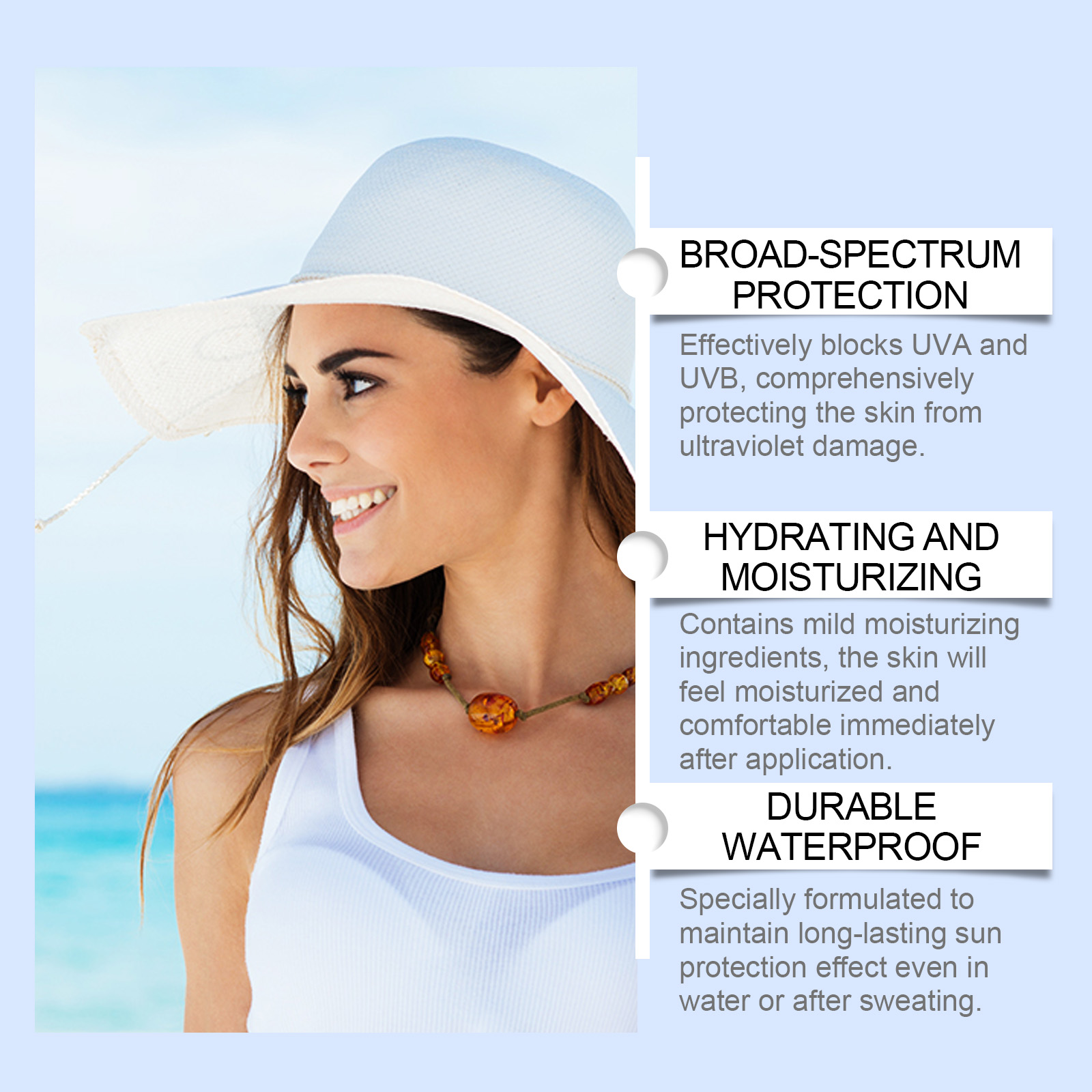 Jaysuing-protector solar para  - Spf 50 Waterproof Sunscreen reseña y precio