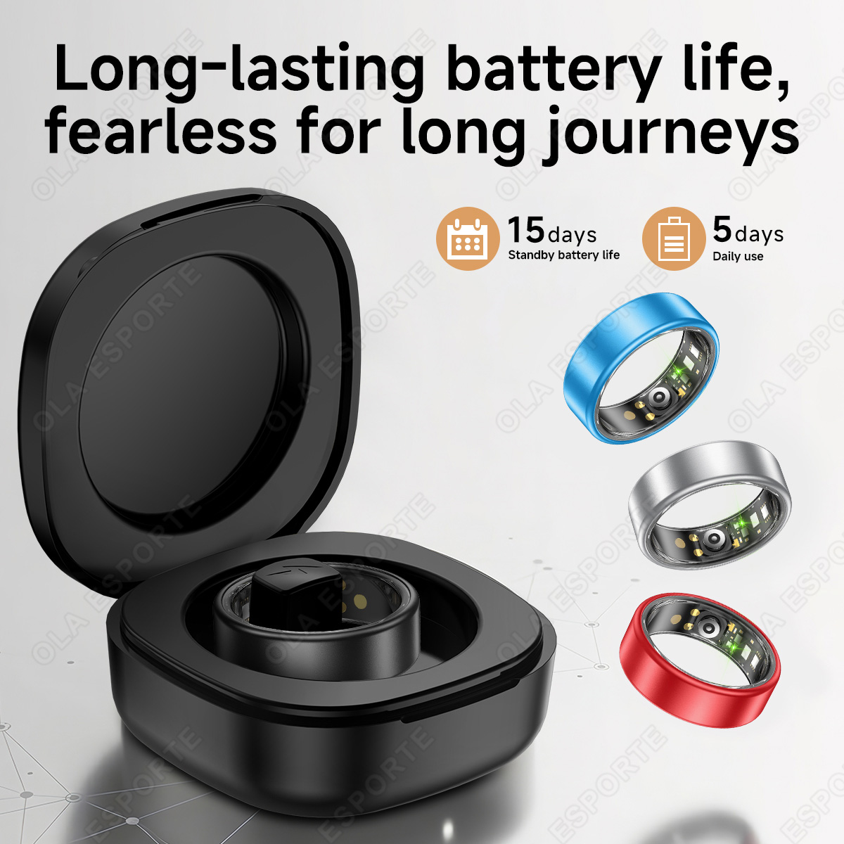 Nuevo Anillo Inteligente con E - Health Monitors reseña y precio