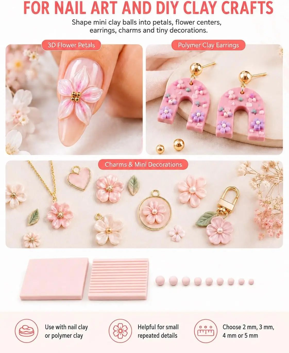 Juego de 4 Herramientas para H - Nail Art reseña y precio
