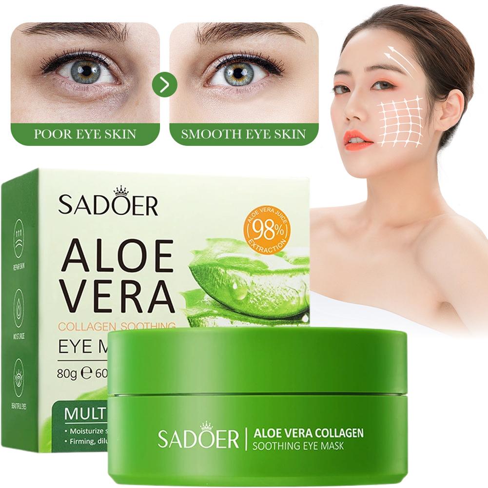 60 parches de Gel para debajo  - Collagen Under Eye Patches reseña y precio