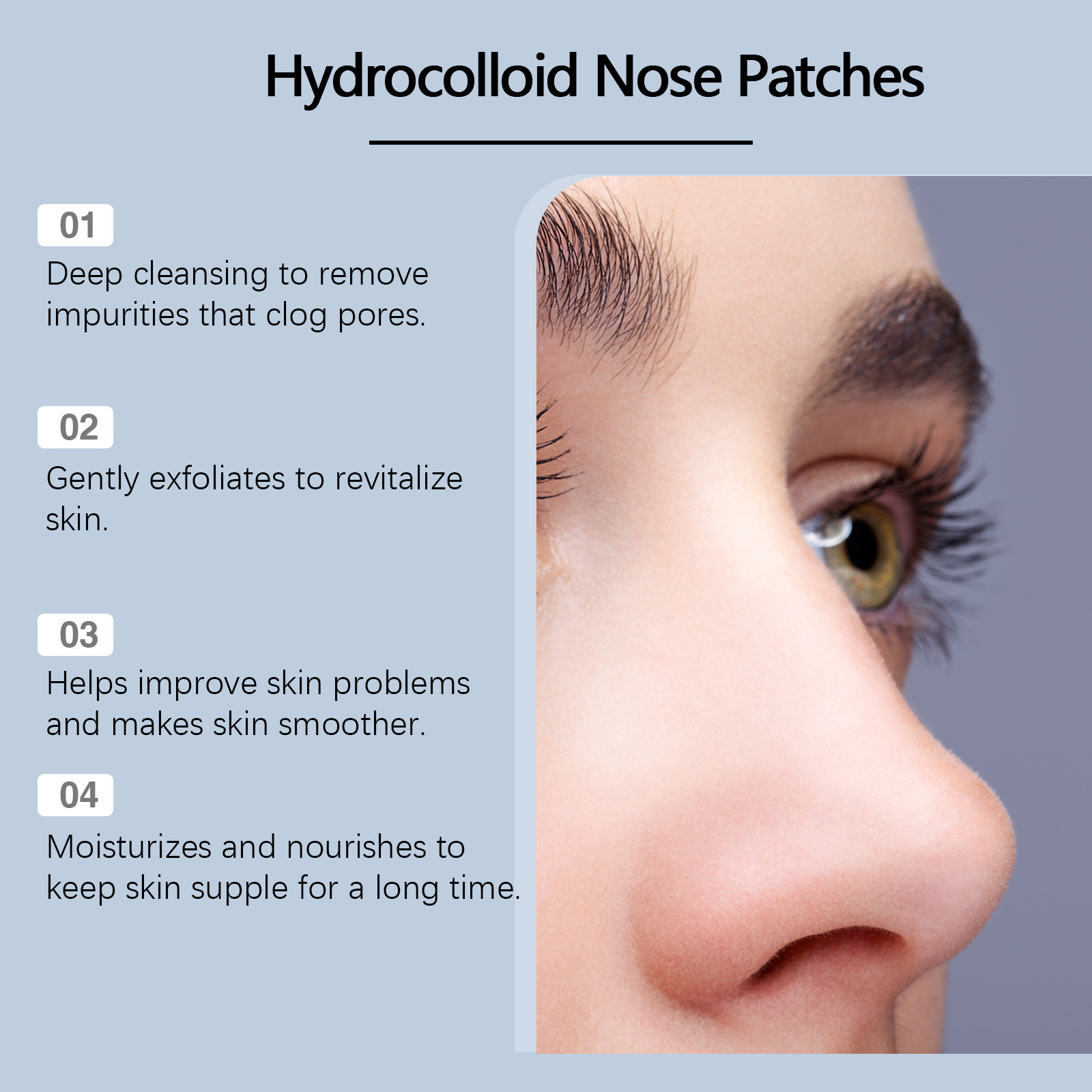 Tiras de poros de nariz de áci - Salicylic Acid Blackhead Remover reseña y precio