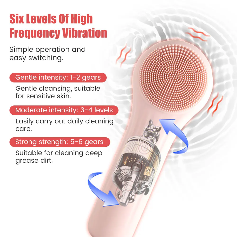 Limpiador de cepillo Facial de - Silicone Face Scrubber Electric reseña y precio