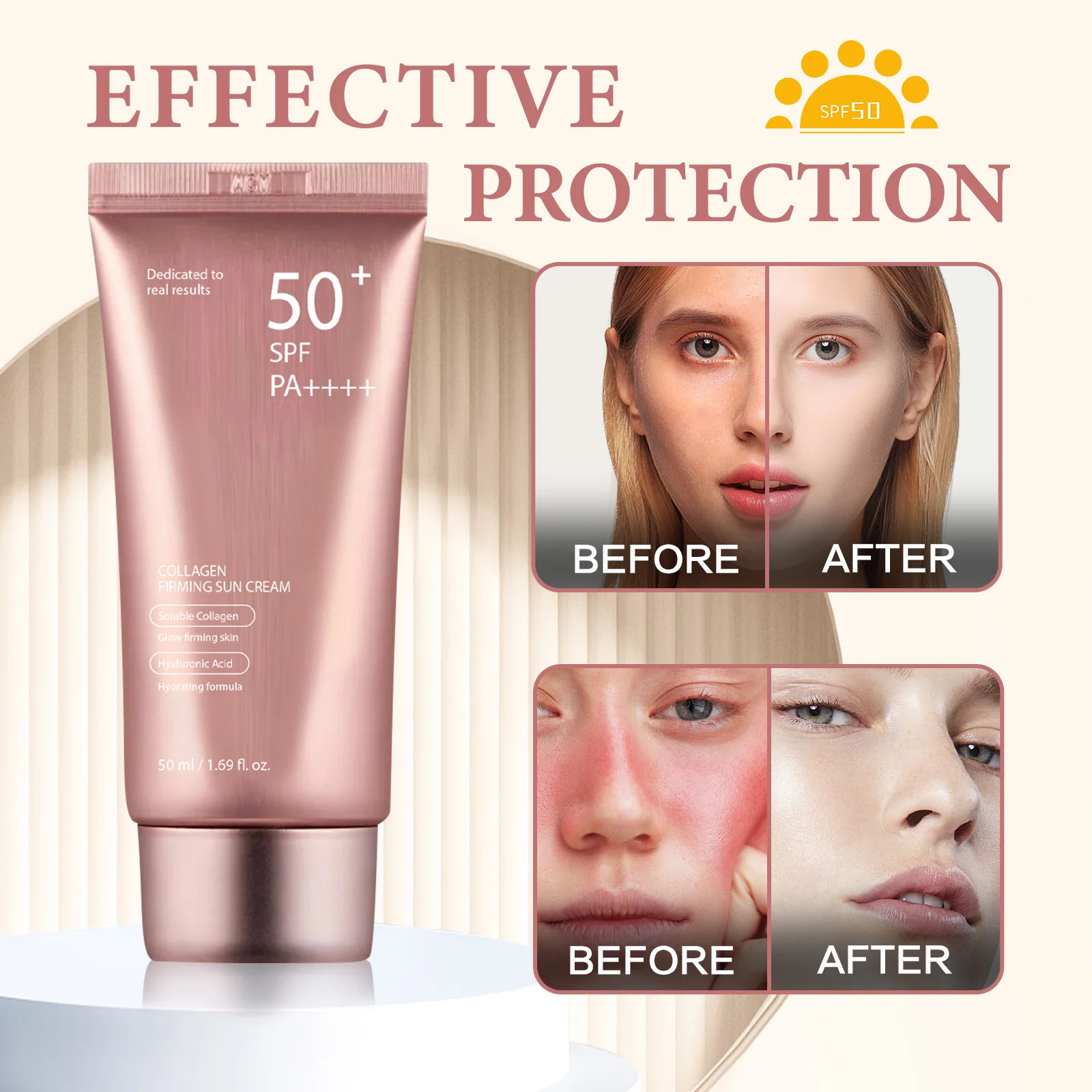 Protector Solar SPF50 PA+++ Re - Spf 50 Waterproof Sunscreen reseña y precio