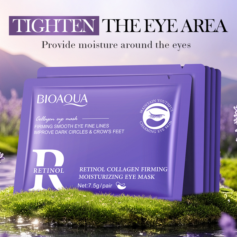 BIOAQUA Retinol cristal coláge - Collagen Under Eye Patches reseña y precio