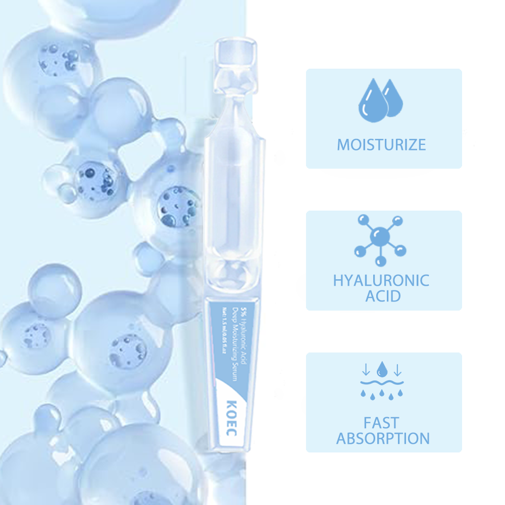 30 Uds KOEC 5% ácido hialuróni - Hyaluronic Acid Facial Serum reseña y precio