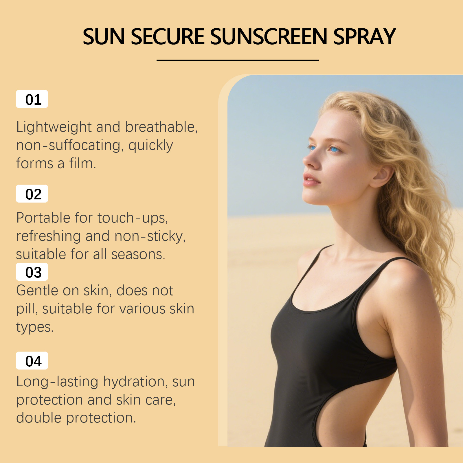 Spray Protector Solar Hidratan - Spf 50 Waterproof Sunscreen reseña y precio