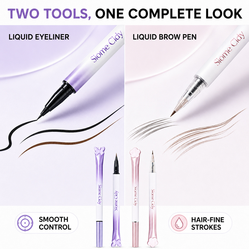 Set de 4 delineadores líquidos - Waterproof Liquid Eyeliner Pen reseña y precio