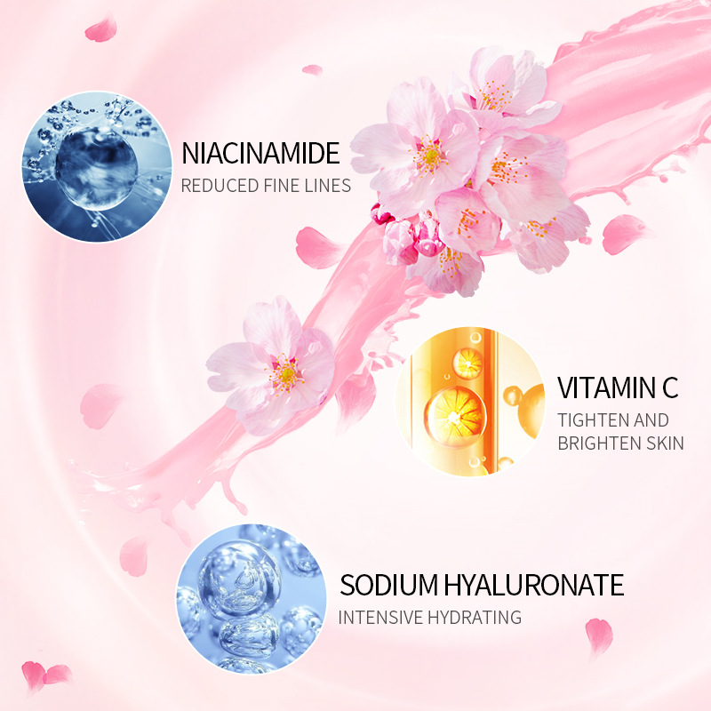 LAIKOU-suero Sakura y crema fa - Niacinamide Pore Shrinking Essence reseña y precio