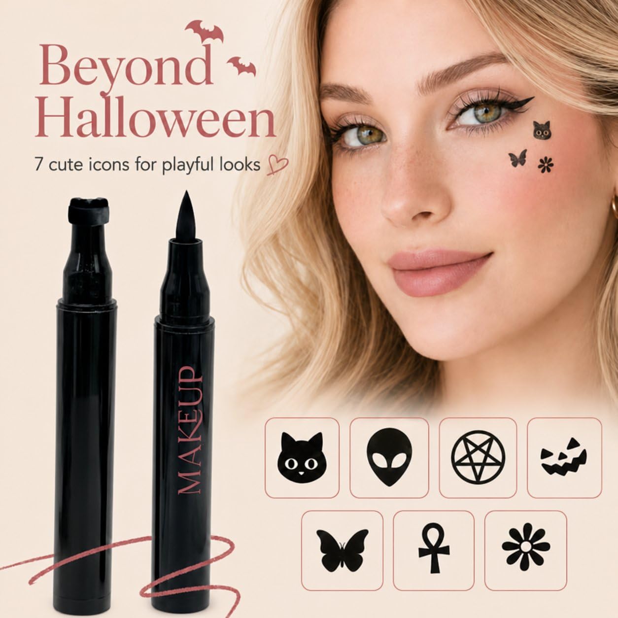 Delineador de ojos de doble pu - Waterproof Liquid Eyeliner Pen reseña y precio