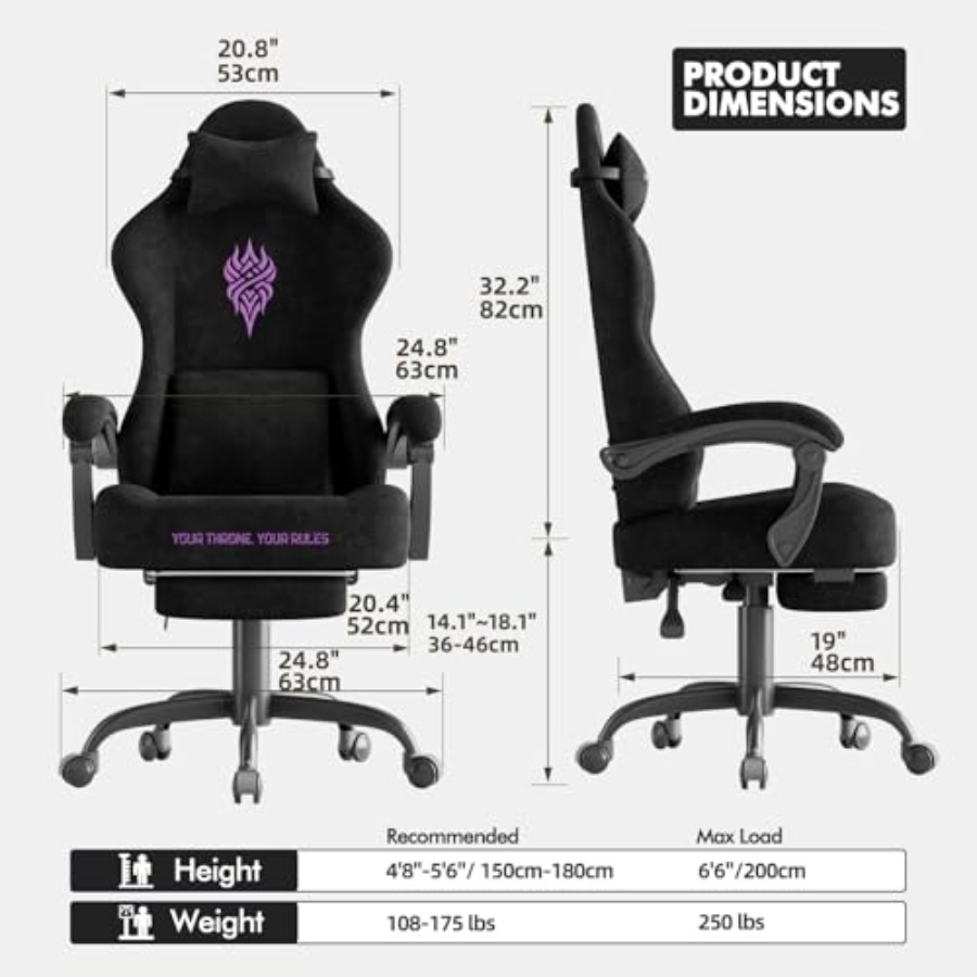 Sillas de Juego para Videojuga - Massage reseña y precio