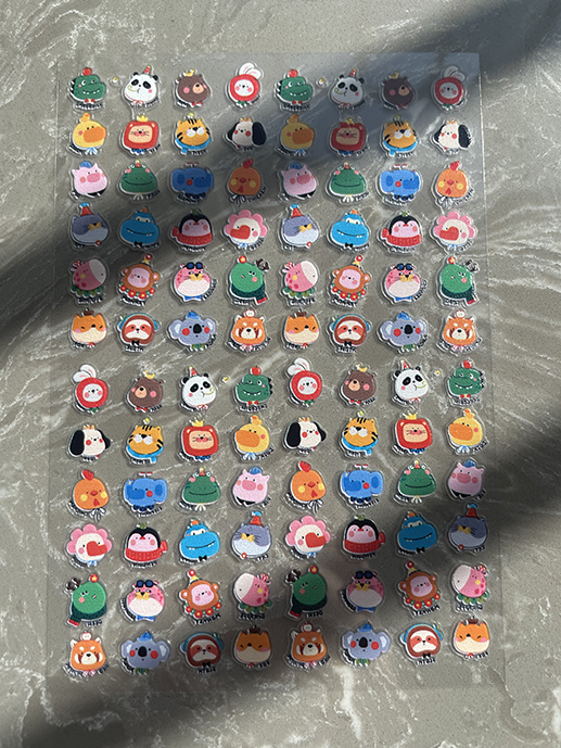 Mini Pegatinas de PVC con Patr - Nail Art reseña y precio