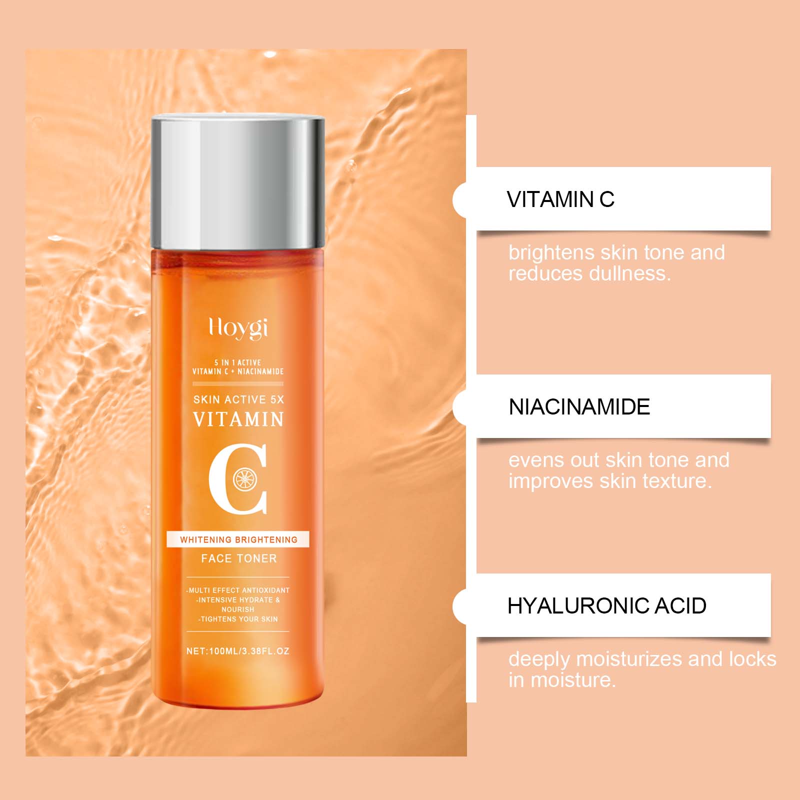 Tónico hidratante con vitamina - Niacinamide Pore Shrinking Essence reseña y precio