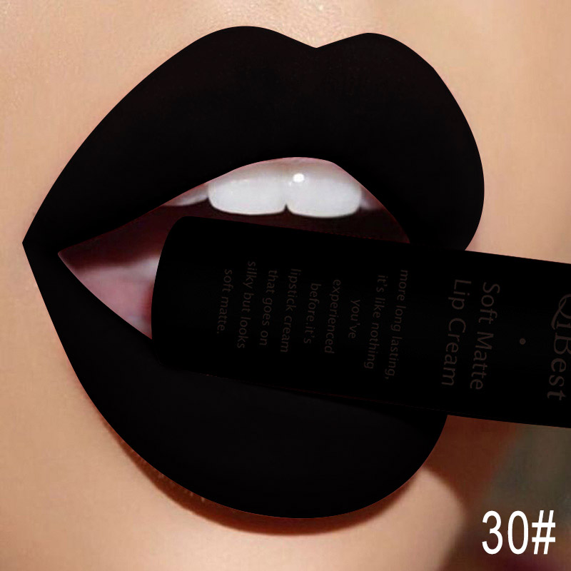 QIBEST-brillo de labios mate d - Matte Velvet Lip Tint Long Lasting reseña y precio