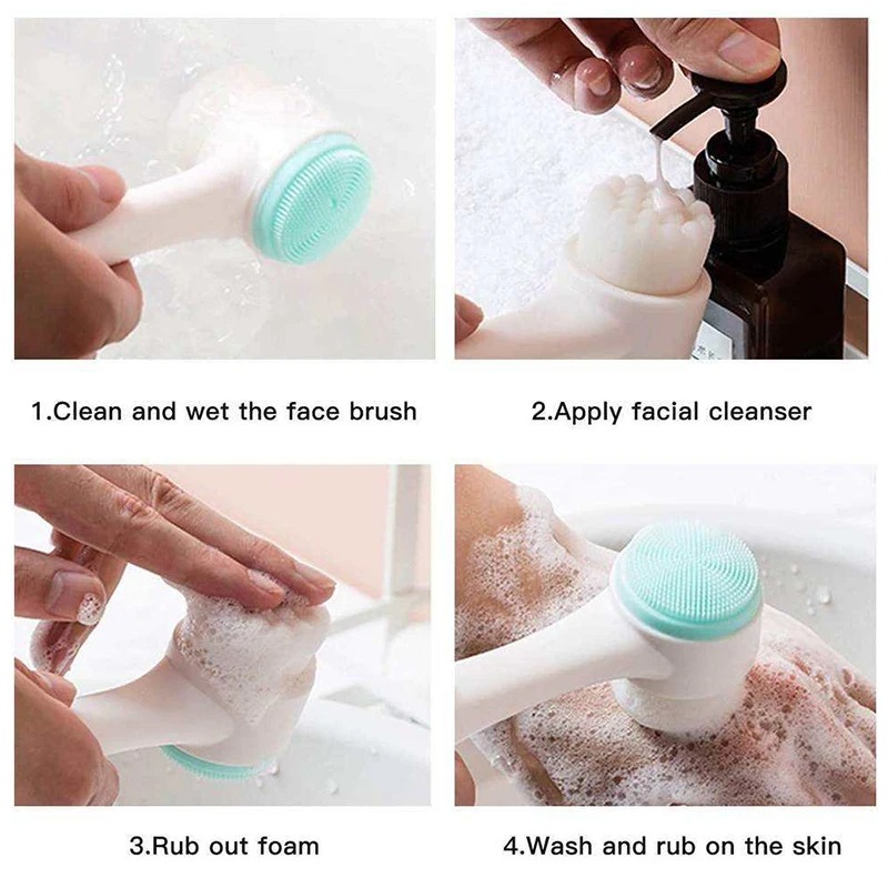 Cepillo de Limpieza Facial Man - Silicone Face Scrubber Electric reseña y precio