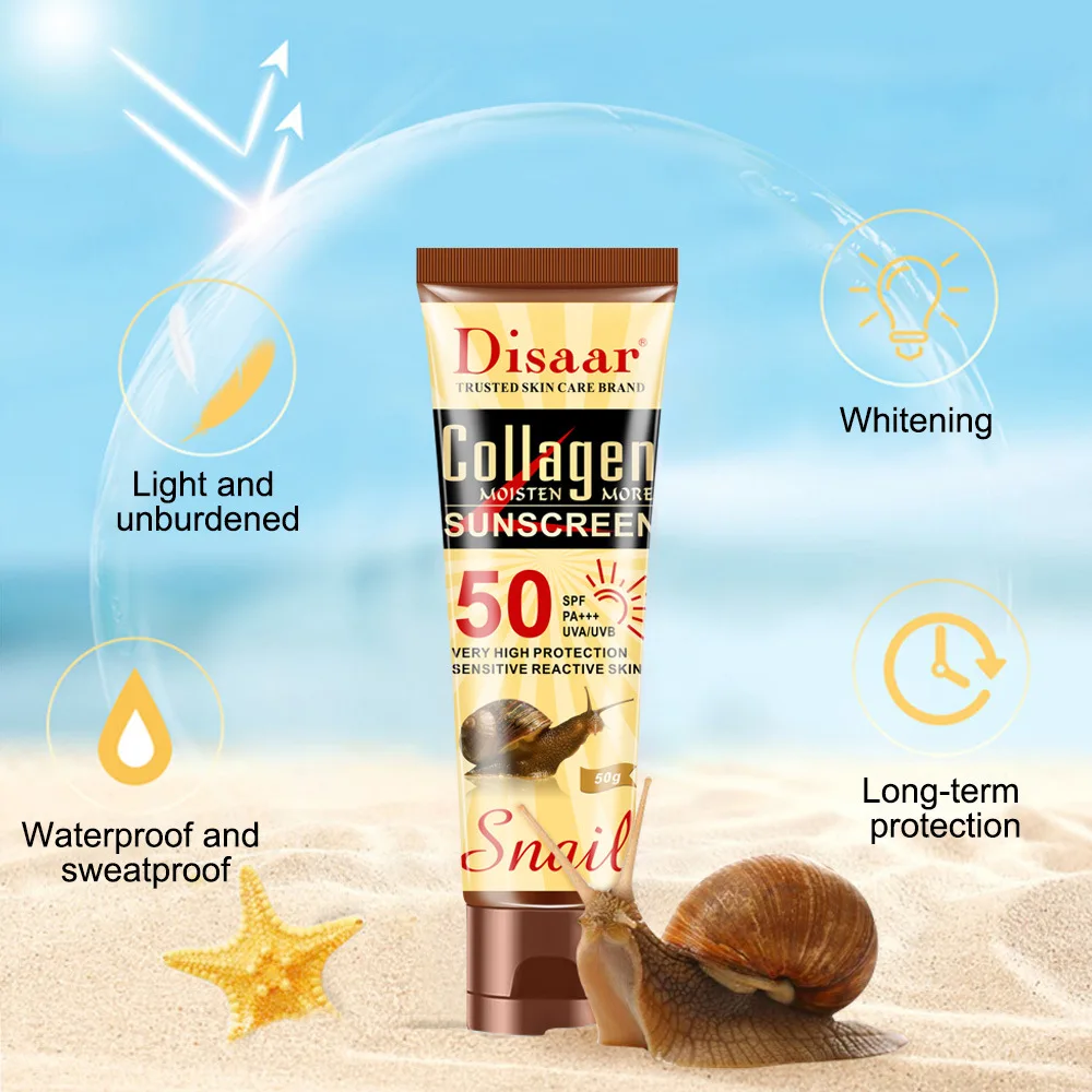 Protector Solar Disaar con Col - Spf 50 Waterproof Sunscreen reseña y precio