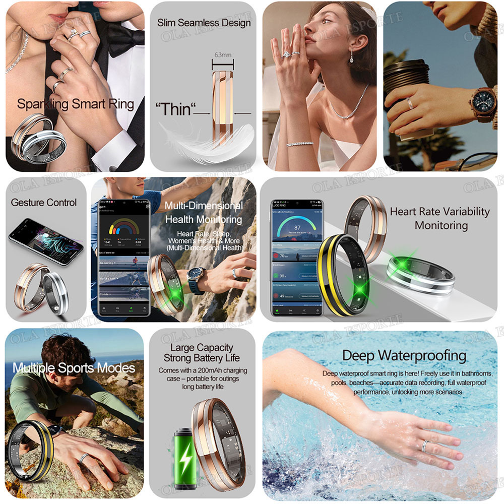 Nuevo Anillo Inteligente Delga - Health Monitors reseña y precio