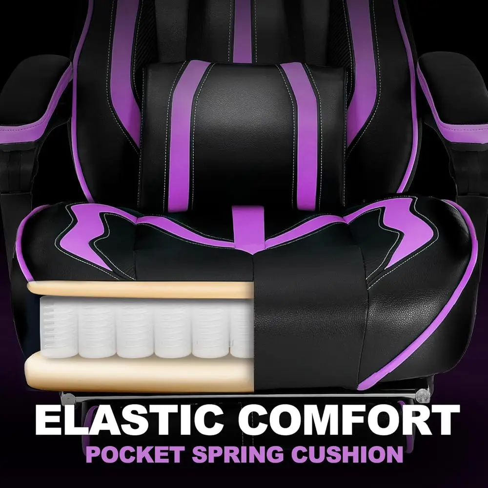 Silla de Juego Ergonómica Recl - Massage reseña y precio