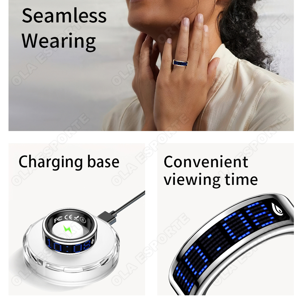 Anillo Inteligente con Pantall - Health Monitors reseña y precio
