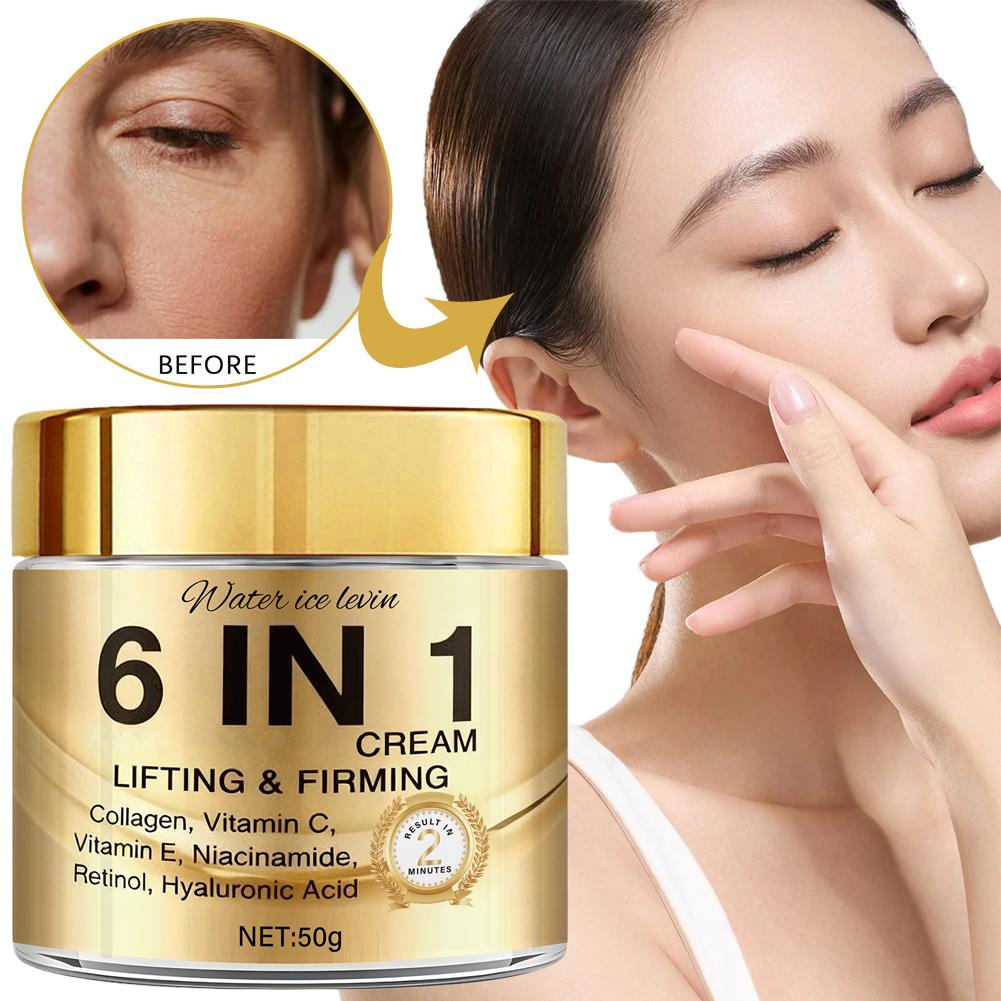 Crema antiarrugas 6 en 1 con c - Retinol Anti Wrinkle Cream reseña y precio
