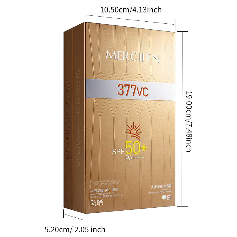 Protector Solar Mercilen 30g,  - Spf 50 Waterproof Sunscreen reseña y precio