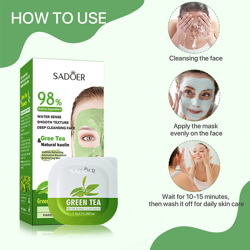 Mascarilla de barro para limpi - Green Tea Cleansing Clay Mask reseña y precio