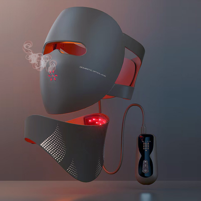 Mascarilla facial y cuello con - Led Light Therapy Face Mask reseña y precio