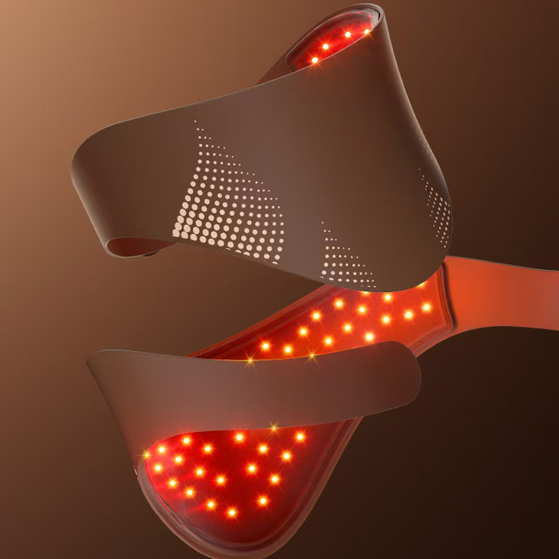 Mascarilla facial y cuello con - Led Light Therapy Face Mask reseña y precio